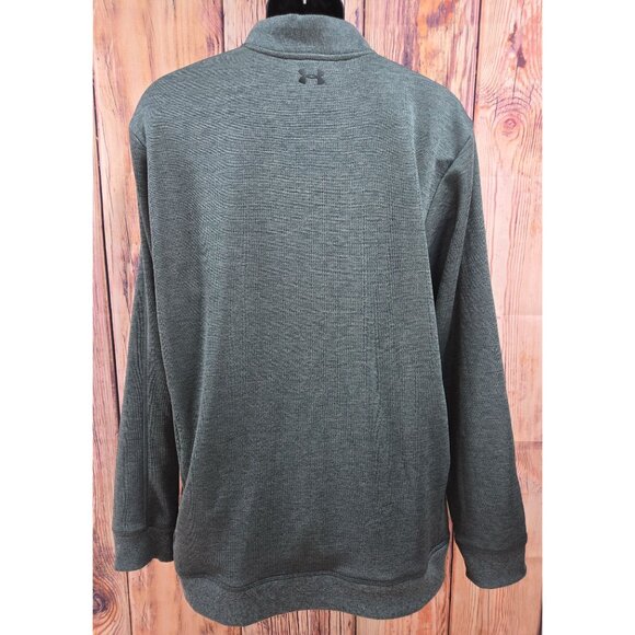 Under Armour Mens Storm Full Zip Grey Jacket XXL Polyester Elastane Loose Fit - Picture 2 of 9